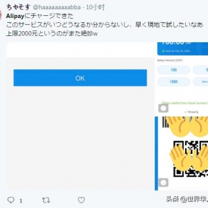 日本网友:支付宝终于解禁了!我爱中国